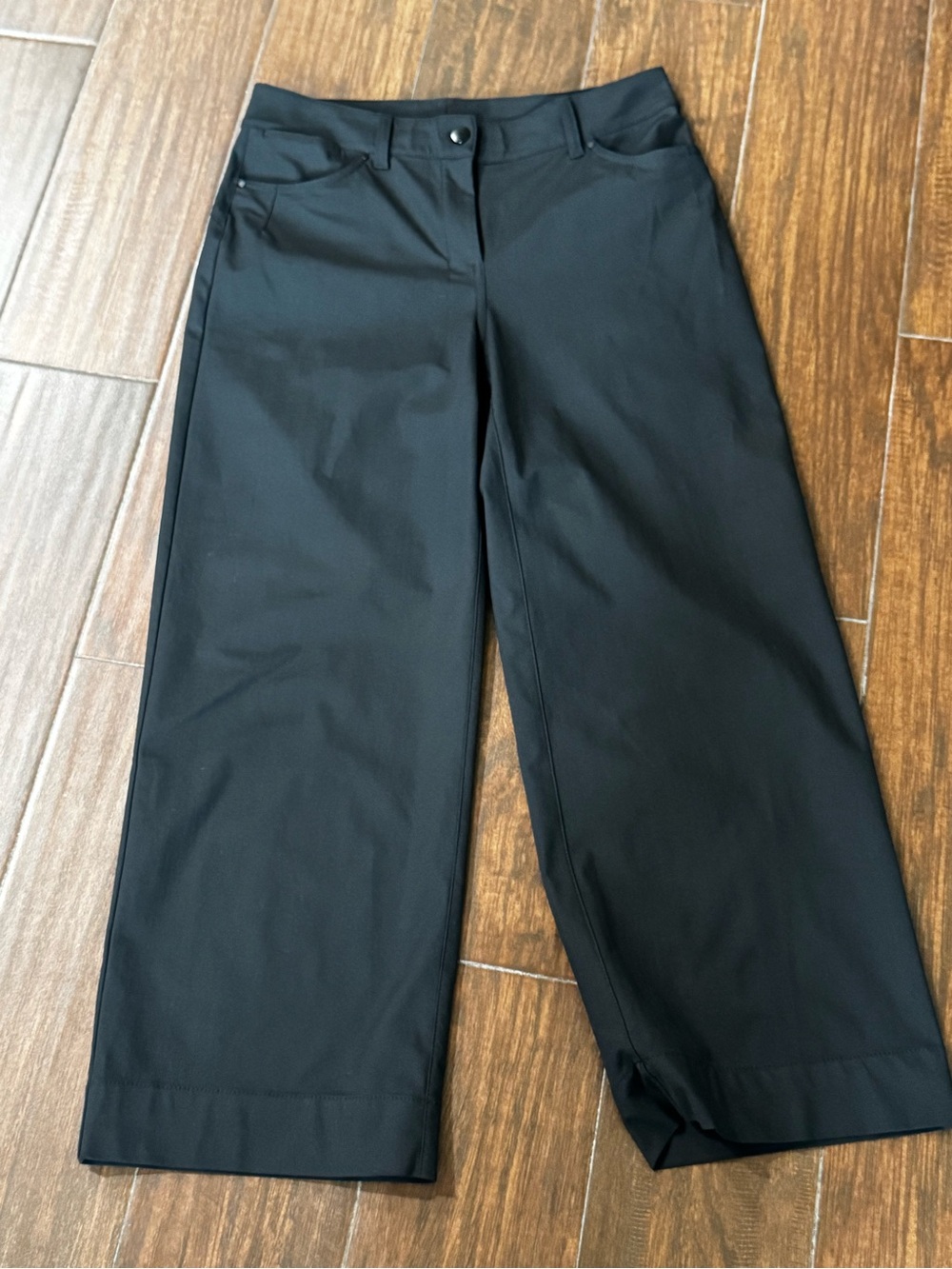 lululemon athletica Black High-Rise Wide Leg Pants